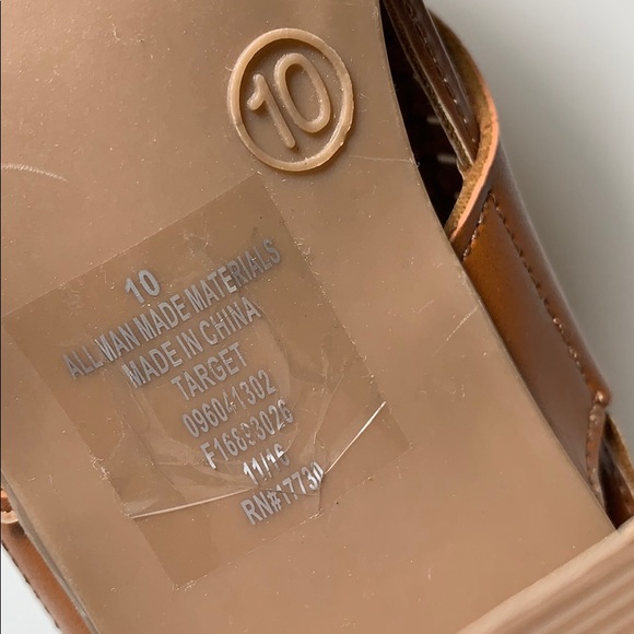 Merona open toed woven block heel - Picture 5 of 5